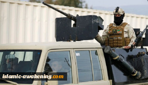 المظاهر المسلحة تغادر قضاء سنجار فی محافظة نینوى