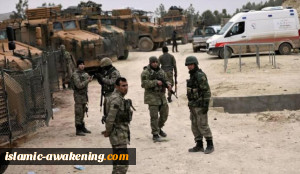 الجیش الترکی یحشد قواته العسکریة على جبهات القتال فی ریف إدلب الجنوبی