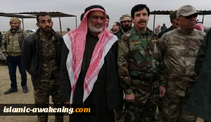 مجموعة کبیرة من أبناء عشائر القامشلی تنضم لقوات الدفاع الوطنی السوریة