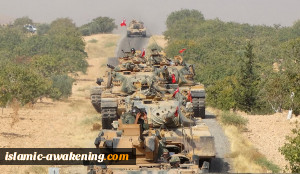 إخلاء آخر نقاط الجیش الترکی ضمن مناطق سیطرت الجیش السوری