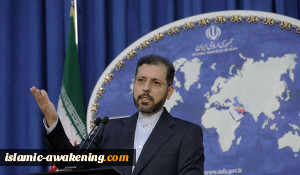 الخارجیة الایرانیة: الاجهزة الامنیة والاستخباریة والعسکریة الایرانیة مطلعة تماماً على تحرکات أمریکا الخفیة ظاهریا