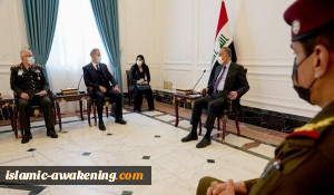 الکاظمی استقبل آکار: اتفقنا على معالجة التهدیدات الإرهابیة