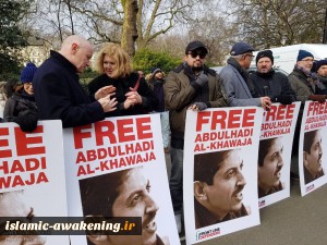 Over 100 NGOs urge Bahraini king to release rights defender Abdul-Hadi Al-Khawaja