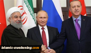 ایران وترکیا وروسیا تؤکد دعم 