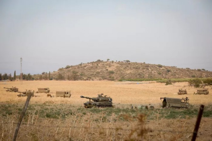 Israeli Occupation Military Holds Drill on Lebanon Border