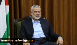 هنیة یهنئ الامام الخامنئی فی الذکرى الـ 42 لانتصار الثورة الإسلامیة فی إیران