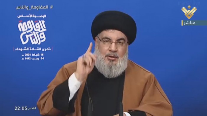 ‘Stop playing with fire,’ Nasrallah warns Israel