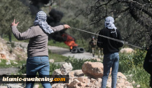 اشتباکات بین فلسطینیین وقوات الاحتلال بعدة مدن فی الضفة الغربیة