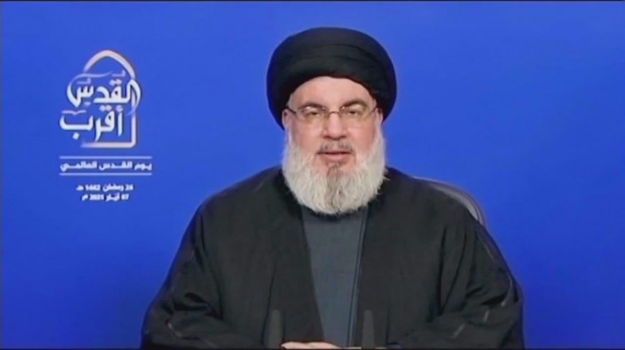 Hezbollah leader: Israeli regime's death imminent despite normalization deals with certain Arabs  2