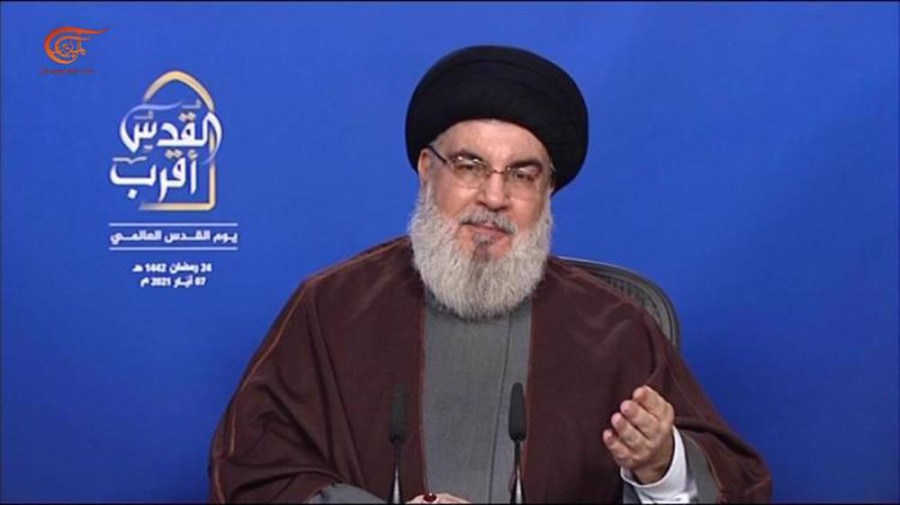 Nasrallah hails Palestinians’ steadfastness in face of Israeli occupation  2