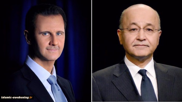 Iraqi, Syrian presidents stress need to join hands against terrorism